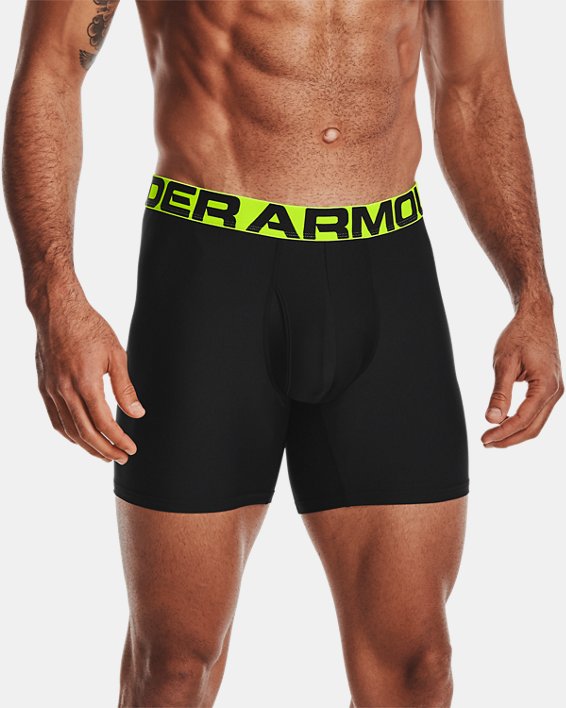 Men's UA Tech™ 6" Boxerjock® – 2-Pack, Black, pdpMainDesktop image number 0